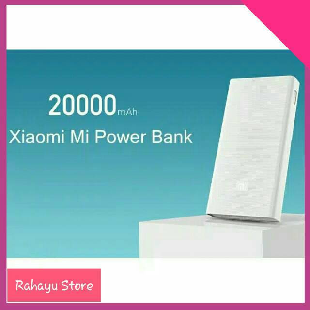RS Power Bank Xiaomi MI Power Bank 20000mAh Powerbank Xiaomi Powerbank Robot Powerbank Original