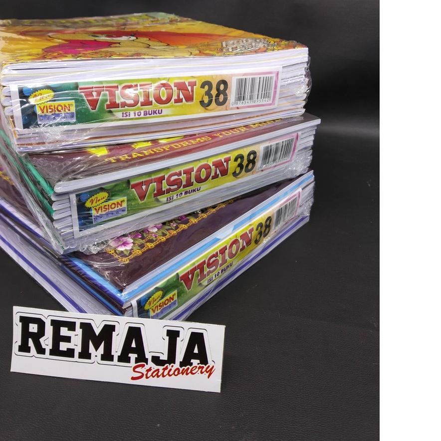 

DISCOUNT !!! 8.8 Buku Tulis VISION 38 [KODE 21]