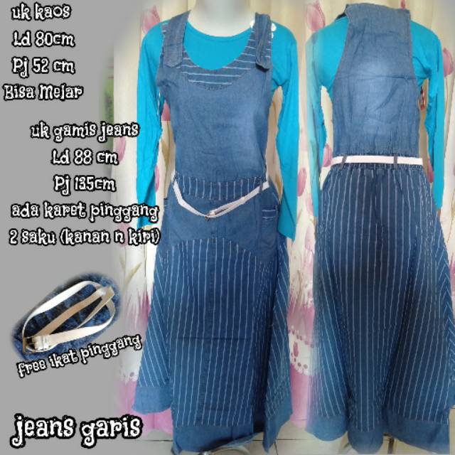 Gamis Jeans overall