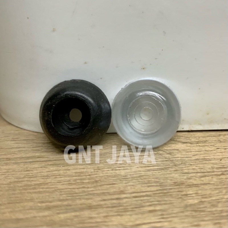 Kaki Karet bulat 18mm 27mm bening hitam clear black kecil sofa meja kursi lemari pelindung lantai fl