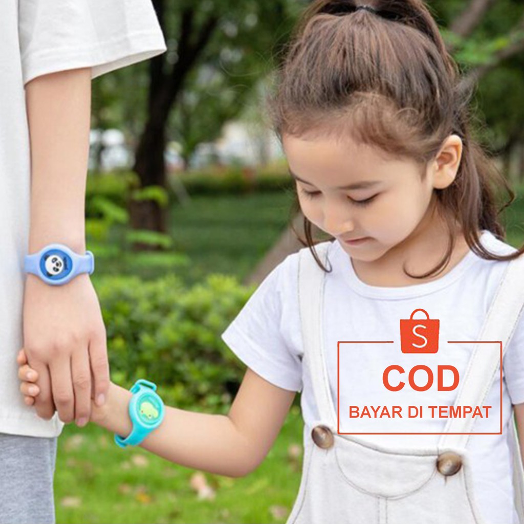 ✅COD Jam Gelang Tangan Anti Nyamuk Led Watch Aksesoris Fashion Anak Bayi Perempuan Laki-laki Wanita Pria Cewek Cowok Anti Air Murah Couple Original