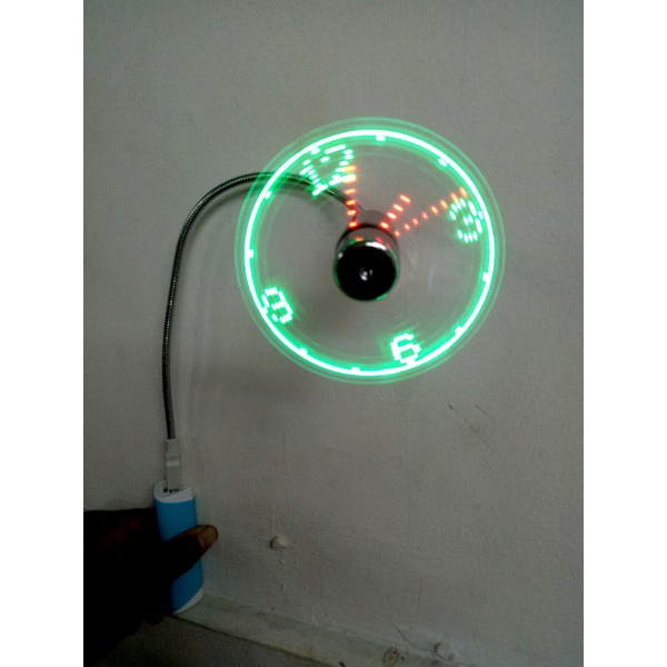 CLOCK FAN USB BONUS POWER BANK