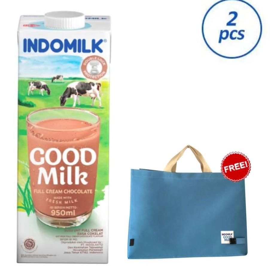 

Baru - Indomilk Cokelat UHT 950 ml x2 pcs + Shopping Bag