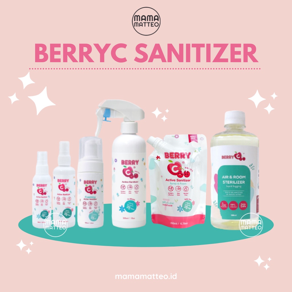 BerryC / Berry C Active Sanitizer Spray 60ml dan 100ml (travel size)