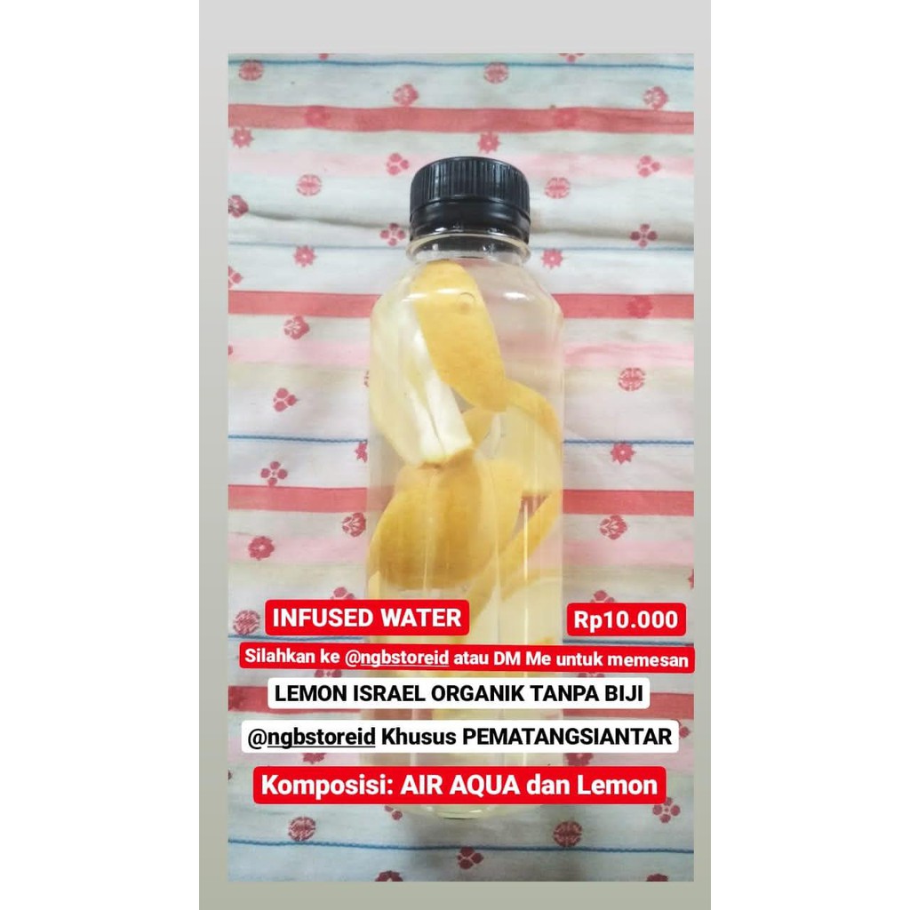 

Infused Water Lemon Organik 150 Ml