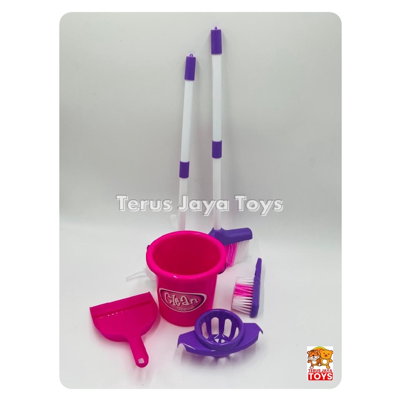 GROSIR MAINAN ANAK PEREMPUAN CLEANING SET MAINAN BERSIH BERSIH/ MAINAN SAPU SEKOP