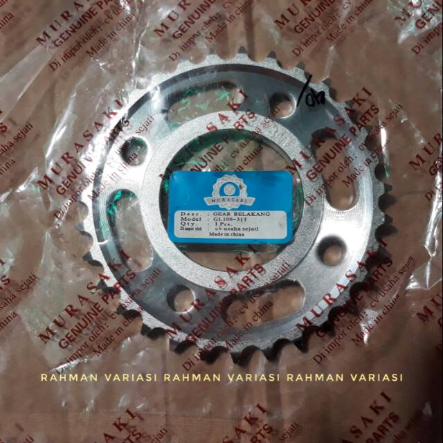Gear Gir Depan Uk 12 13 15 16 Gear Belakang Gl Pro Gl Max Mega Pro Ukuran 31 32 34 35 36 37 38 Shopee Indonesia Gear gl pro ukuran 35