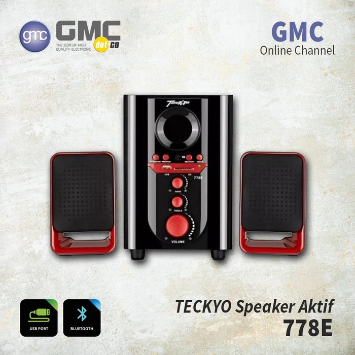Speaker Bluetooth GMC Teckyo 778E Super Woofer GMC Teckyo 778 E