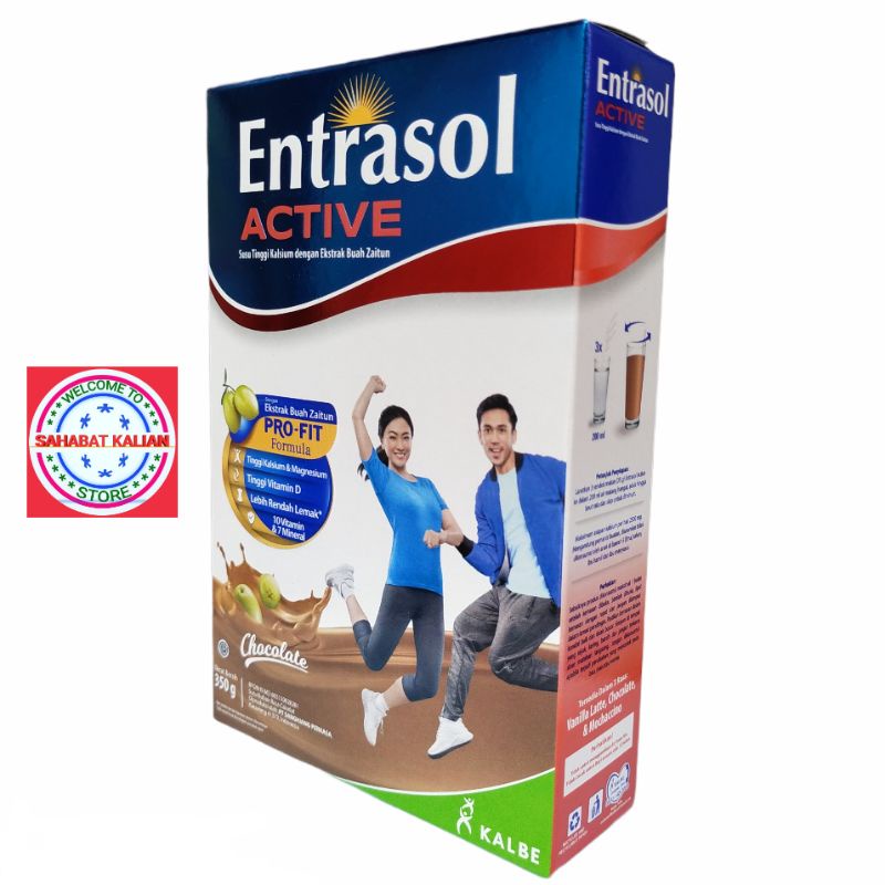 ENTRASOL ACTIVE COKLAT 360GR PER 1 BOX