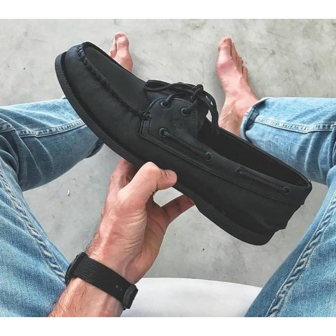 sperry top sider black