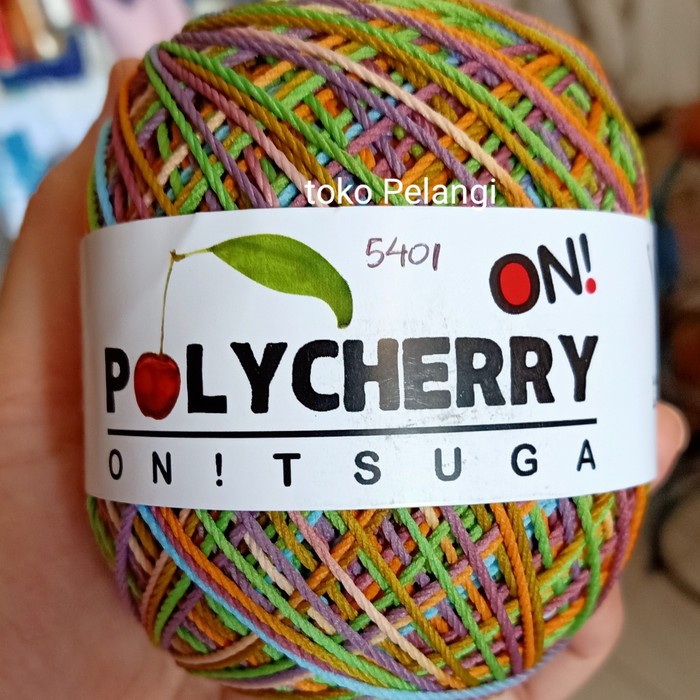 BENANG RAJUT ONITSUGA POLYCHERRY OMBRE/SEMBUR/GRADASI - 5401