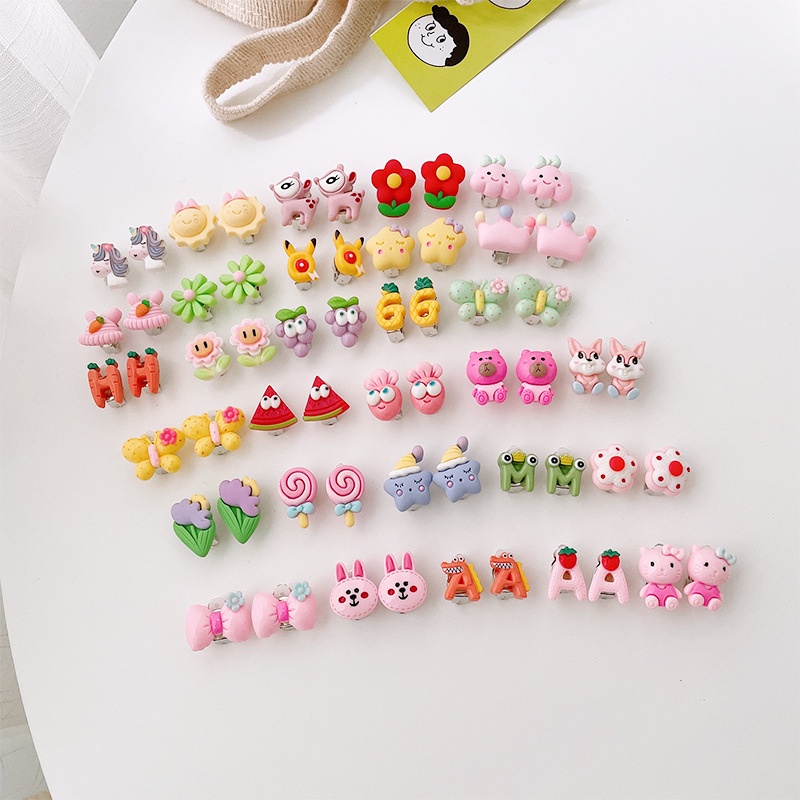 (YUMIOLSHOP21)ANTING-ANTING JEPIT ANAK IMPOR /BAHAN RESIN CLAY PREMIUM