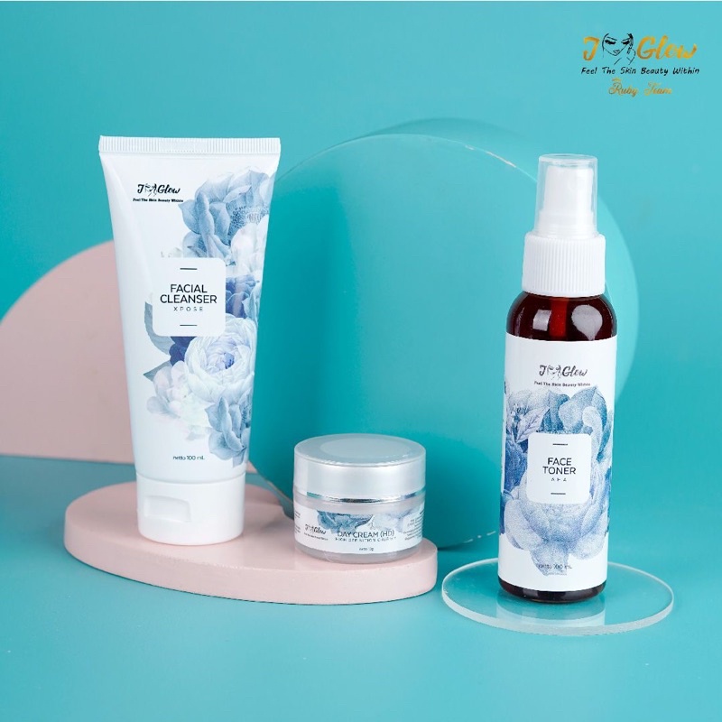 Jglow Jiglow J glow Skincare Paket Flek Premium JNC 9 Klinik Farmasi Glasskin Serum Melasma Perawata