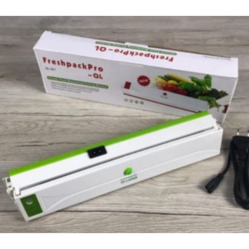 Alat press plastik makanan kedap udara portable  / house hold vacum sealer