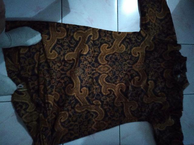 Cp Tunik Serut Sogan Kaktus/batik Kuliah/batik Modern / Batik