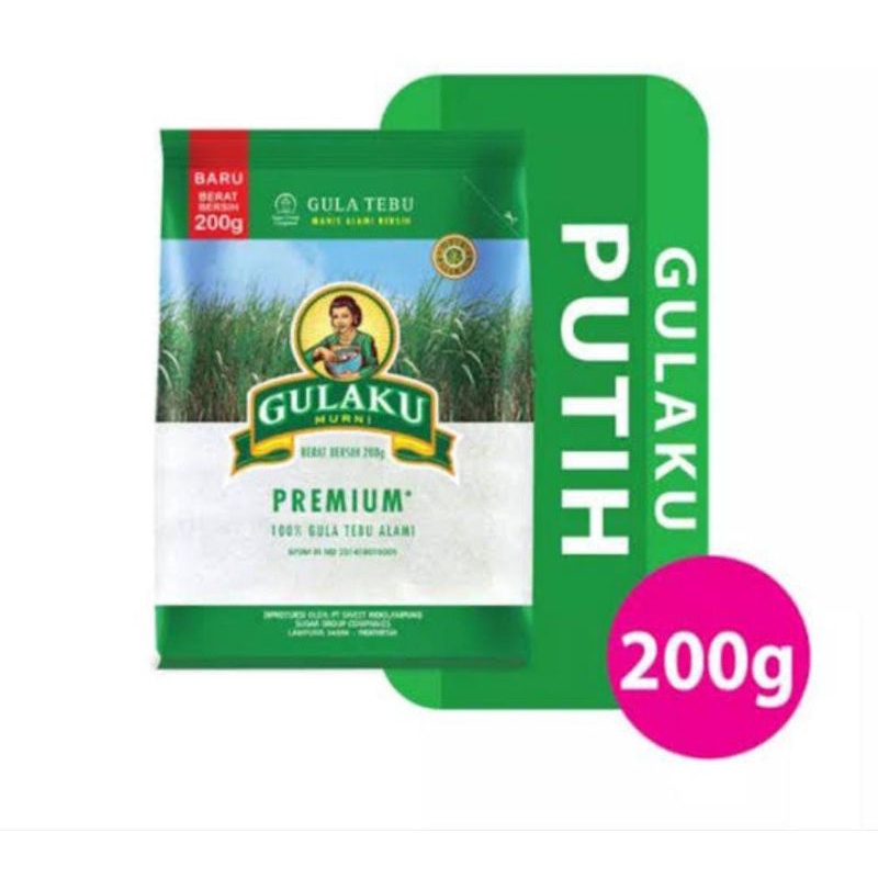 Gula Pasir Gulaku 200gr (1 dus 60pcs)