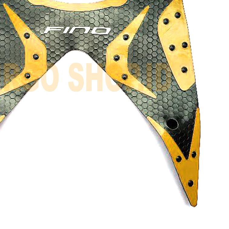 ➨ Gookem Karpet Motor Fino FI Alas Kaki Bahan Karet Tebal / Karpet / Keset Motor Fino / Keset / Kese