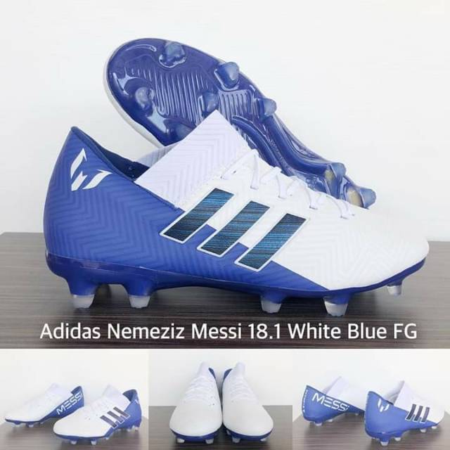 Adidas Nemeziz Messi 18.1 White Blue FG