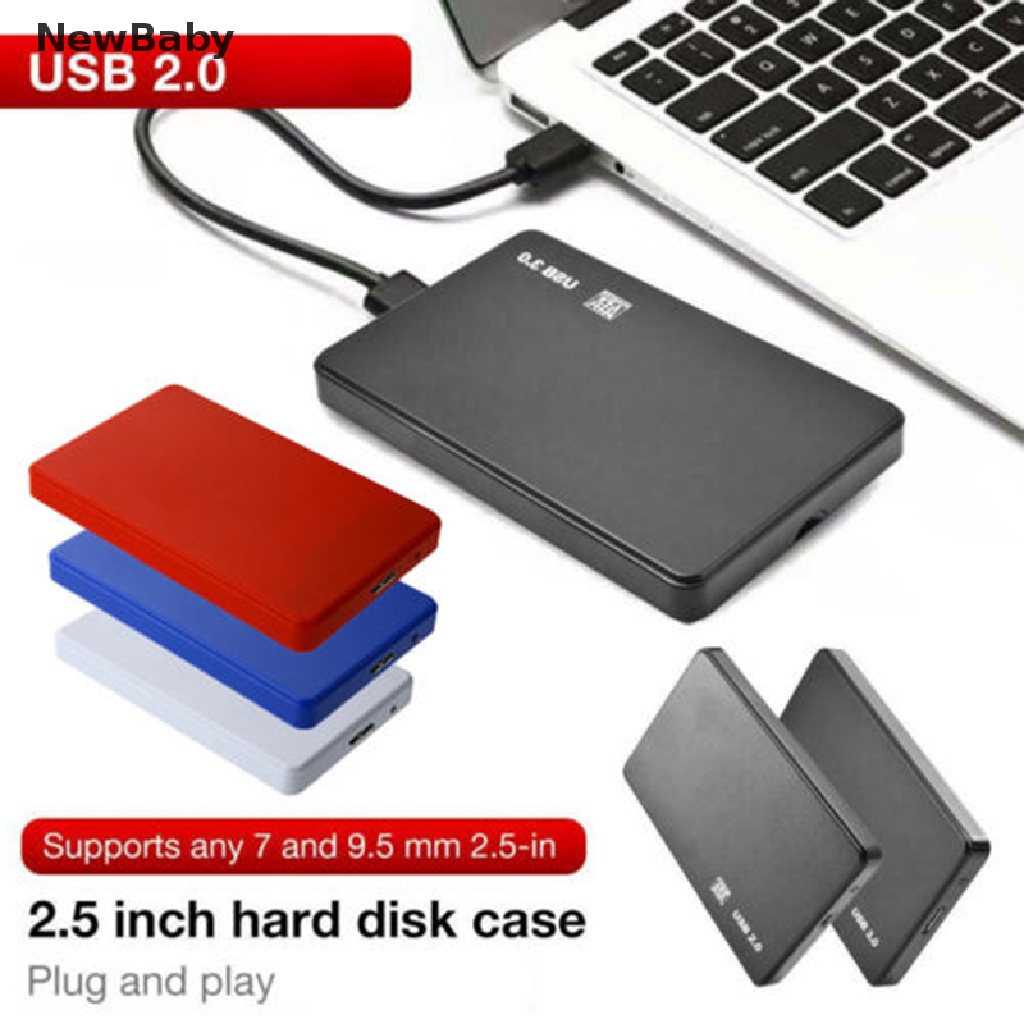 Case Kotak Hard Disk HDD SSD SATA 2.5 Inch Usb 2.0 Untuk Laptop