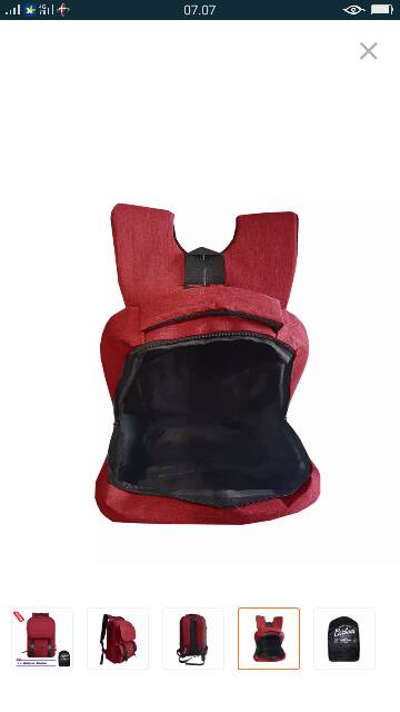 carboni tas ransel laptop MA00051 original - red