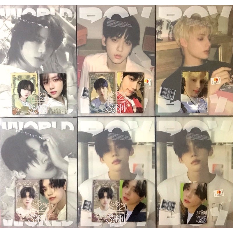 ALBUM TXT TCCF SOOBIN YEONJUN BEOMGYU HUENINGKAI WORLD BOY VERSI FULLSET UNSEALED FREEZE