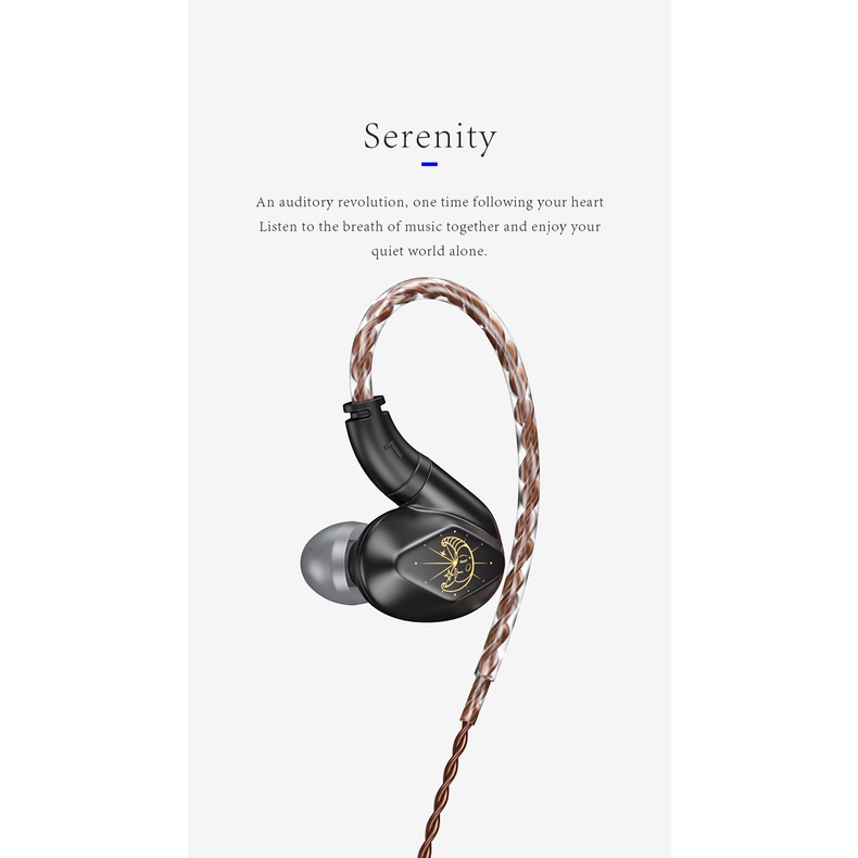 Blon Z200 Earphone In ear HiFi Dinamis Dengan Kabel Jack 3.5mm 10mm