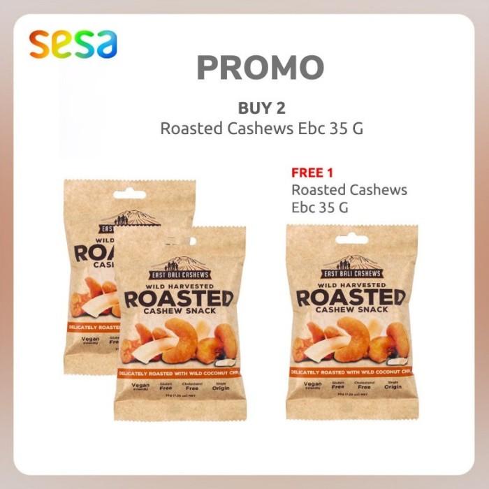 

Paket Buy 2 Get 1 - East Bali Cashews Roasted Cashew 35 g Best Seller
