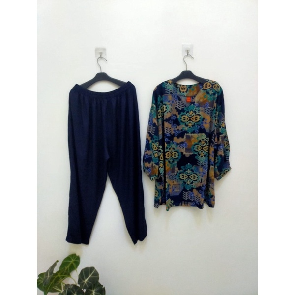 STELAN RAYON VISCOS(COD)JUMBO/ONE SET WANITA TERBARU/ONE SET KEKINIAN/ONE SET VIRAL