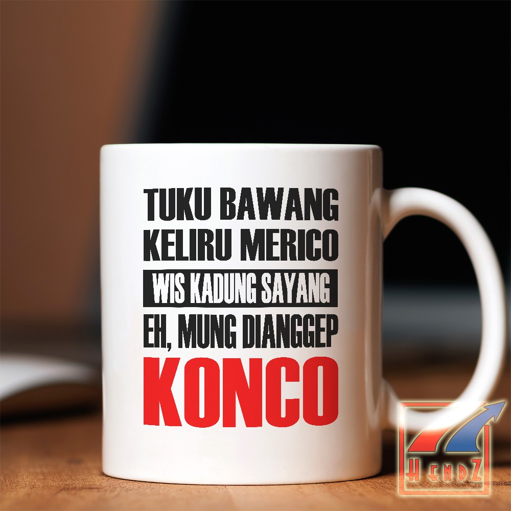 Mug Jawa Lucu Keramik Mug Gelas Mug Kata Kata Jawa Shopee Indonesia