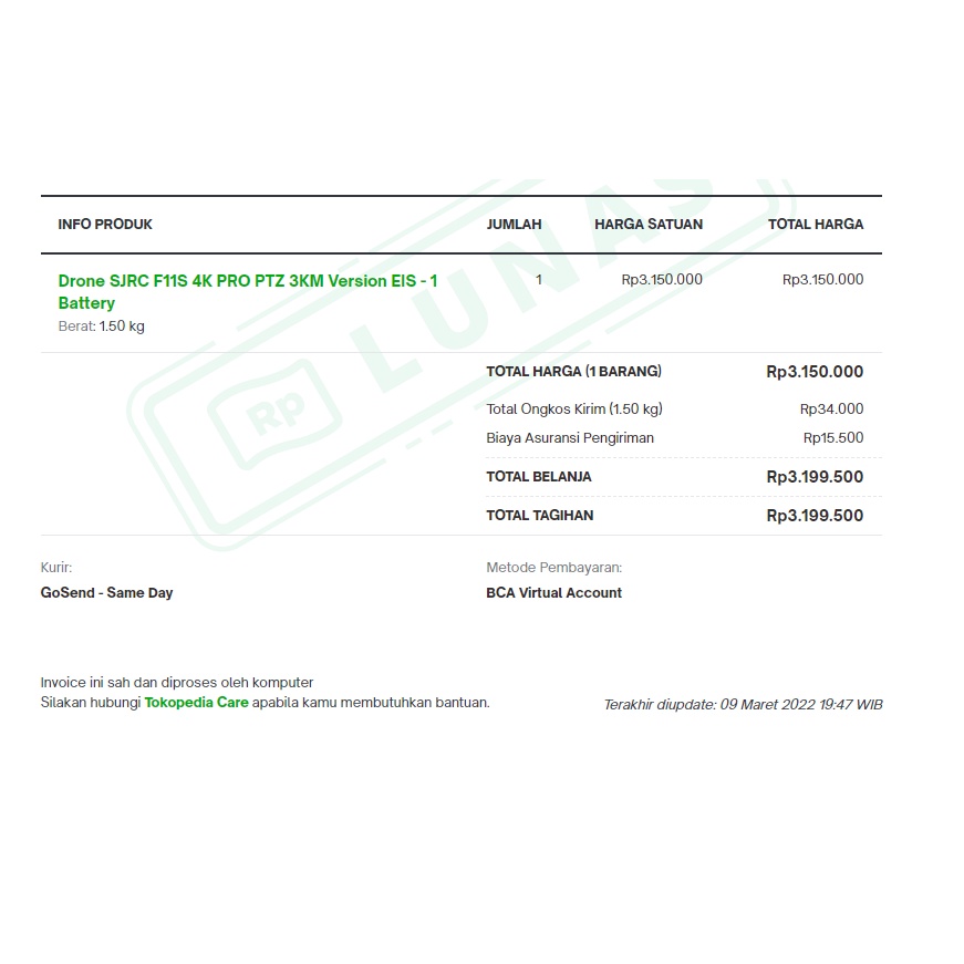 SJRC F11S 4K PRO Second Bekas