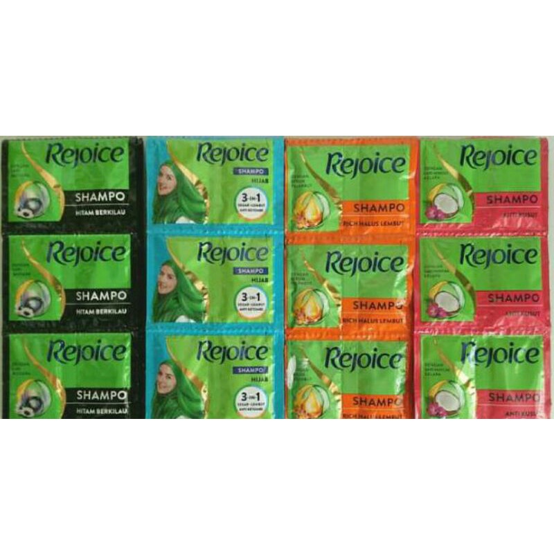 SHAMPOO REJOICE 1 RENCENG ISI 12 SACHET