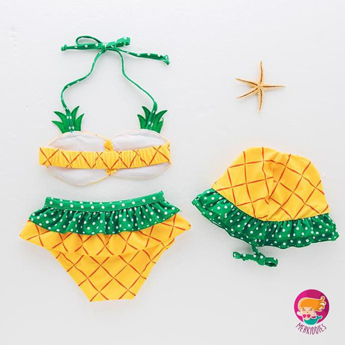 Terbaru Baju Renang Anak /Bayi /Bikini Anak/ Tankini Pineapple Bikini Terbaru 2019