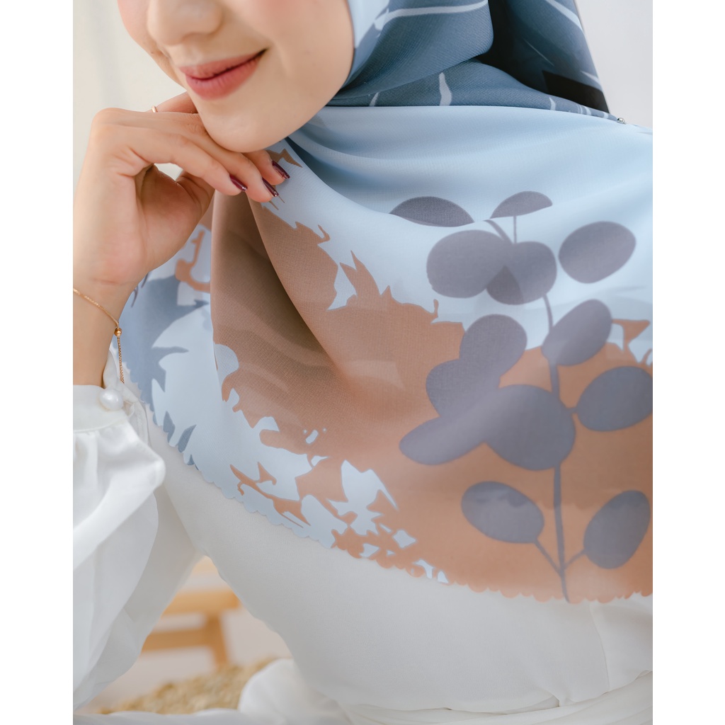 Maula Hijab - Jilbab Segi Empat Motif Potton Premium Quality Motif 6-5