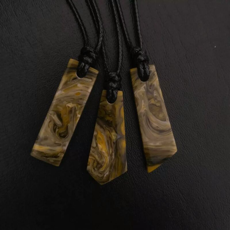 Kalung Resin | Resin Pendant | Kalung Tali Bandul Resin