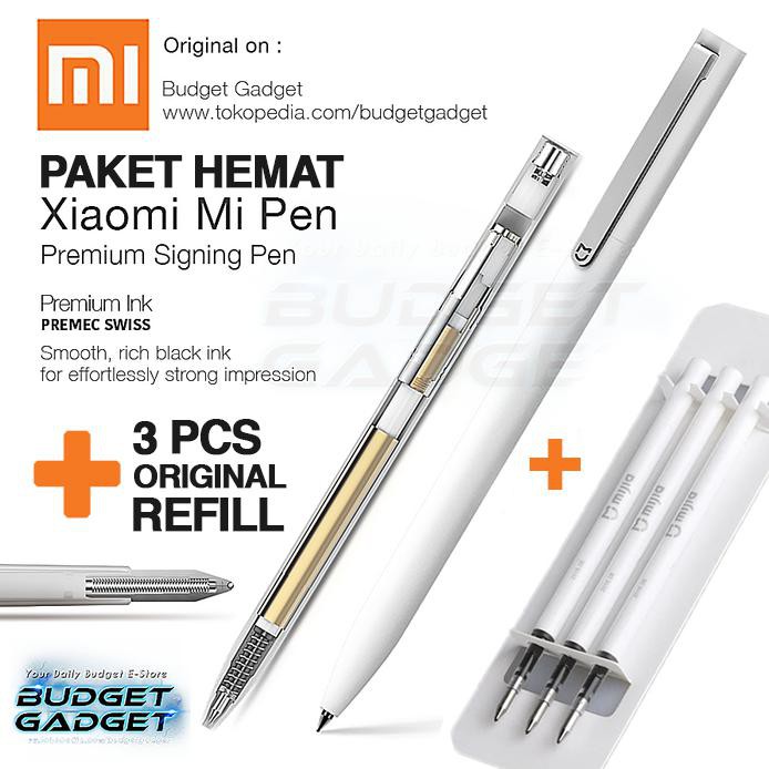 

GAA PAKET Xiaomi Mi Pen + 3 REFILL Pulpen Bolpen Premium(Original)