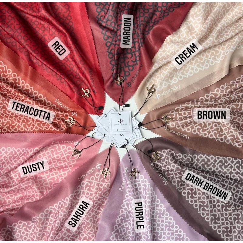 Mini Logo by journey scarves ori 100%