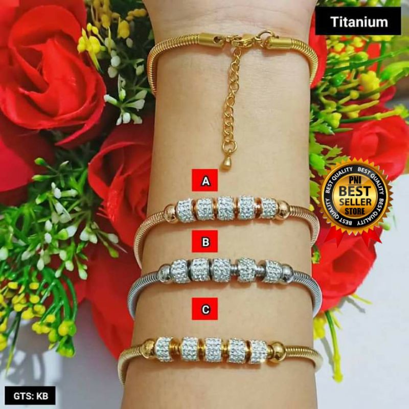 TITANIUM ASLI GELANG TANGAN XUPING TERBARU MOTIF KEREN