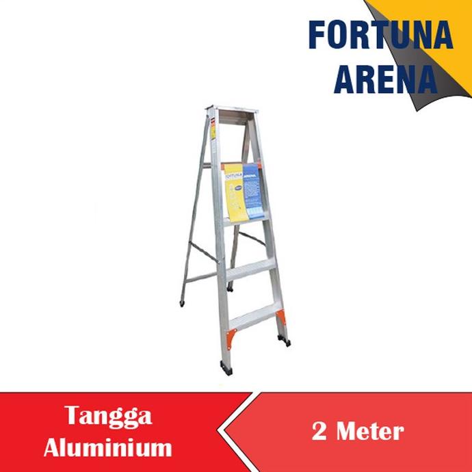 TANGGA ALUMINIUM TANGGA ALUMUNIUM LIPAT FORTUNA ARENA 2M SDFDS56416