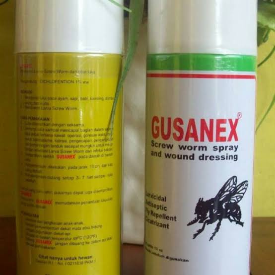 Jual Gusanex Spray Perawatan Luka Luar Untuk Peliharaan Sapi Kerbau