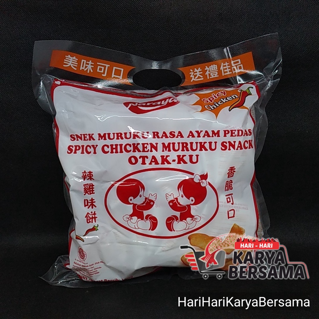

SNACK NARAYA MURUKU RASA AYAM PEDAS BAG ISI 20'S X 9GR