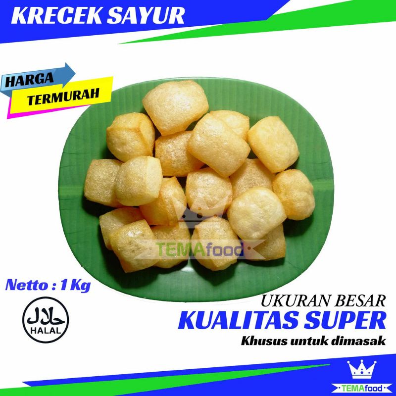 

Krecek Sayur / Rambak Sapi / Krecek Kulit Sapi Asli SUPER 1kg