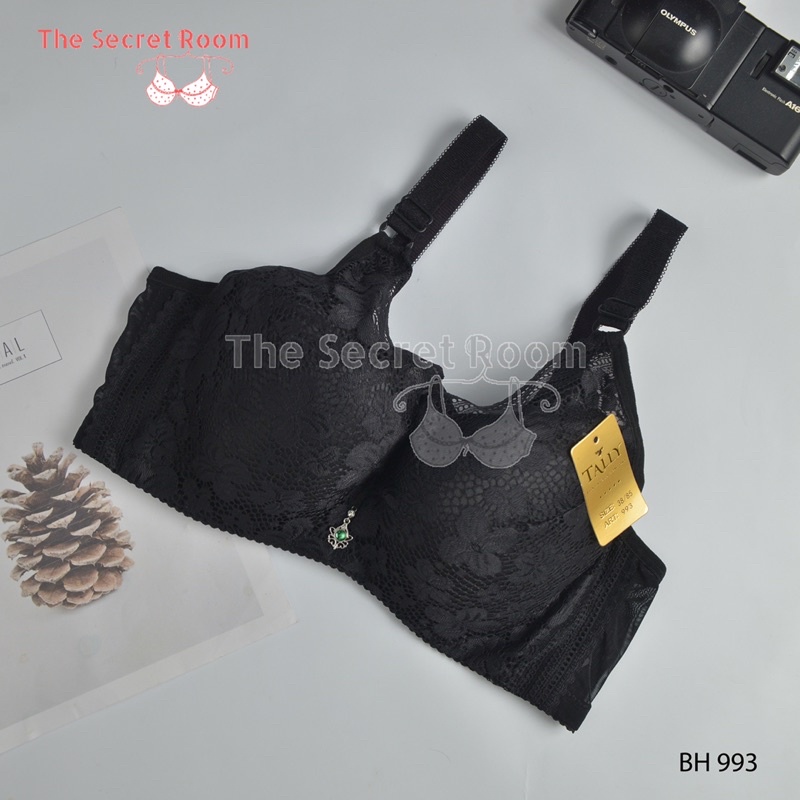TALLY BRA BH JUMBO RENDA 993 | ADA KAWAT | BUSA SEDANG  | CUP D | SIZE 38 - 44