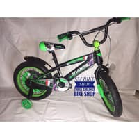 SEPEDA ANAK BMX ATLANTIS TWISTER BAN JUMBO 16 inch warna HITAM HIJAU