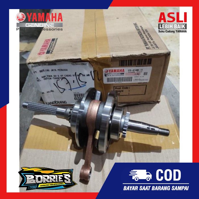 CRANKSHAFT KRUK AS 5TL MIO ORIGINAL ORI ASLI YAMAHA YGP 5TL-E1400-11