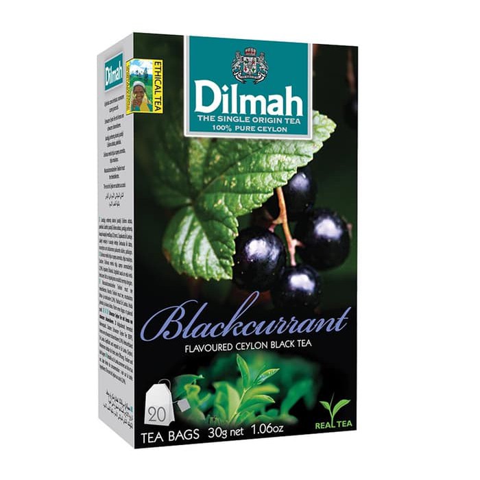 

Teh Dilmah No Envelope 20 sachet Blackcurrant - tth086