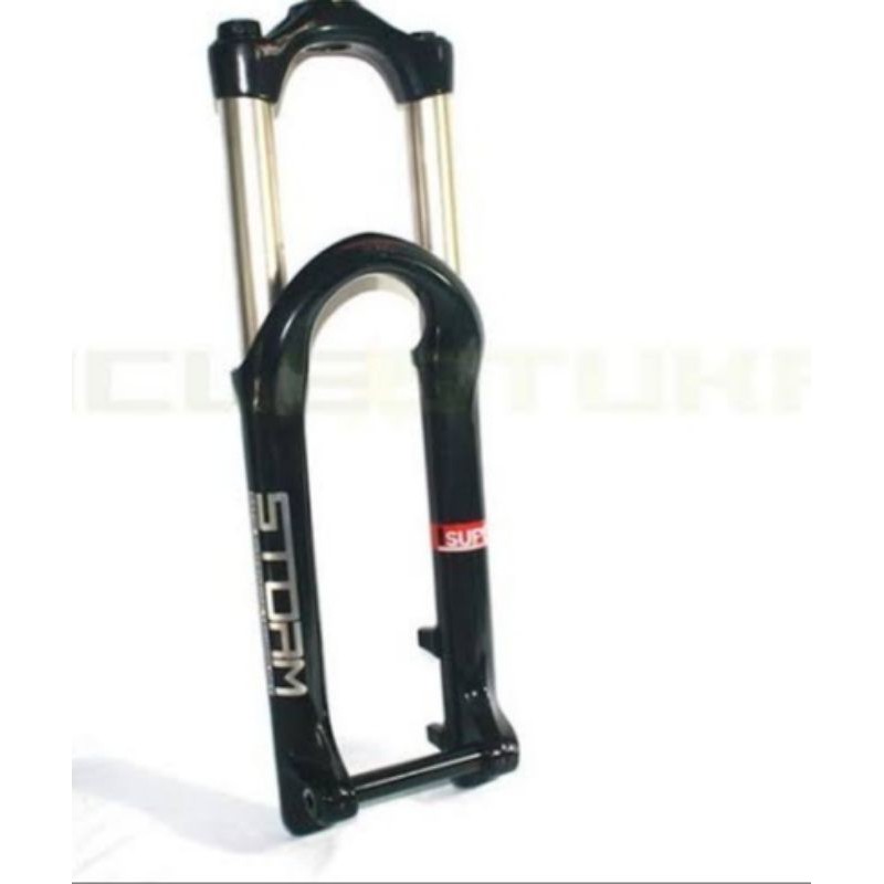 sticker decal fork MTB rst storm