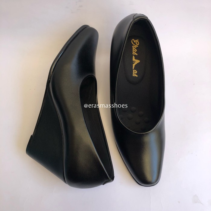 SEPATU WEDGES BHAYANGKARI PERSIT PIA IKKT - WG7