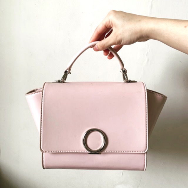 Tas Charles&Keith ORI shoulder bag / handbag / tas selempang  CnK Baby Pink