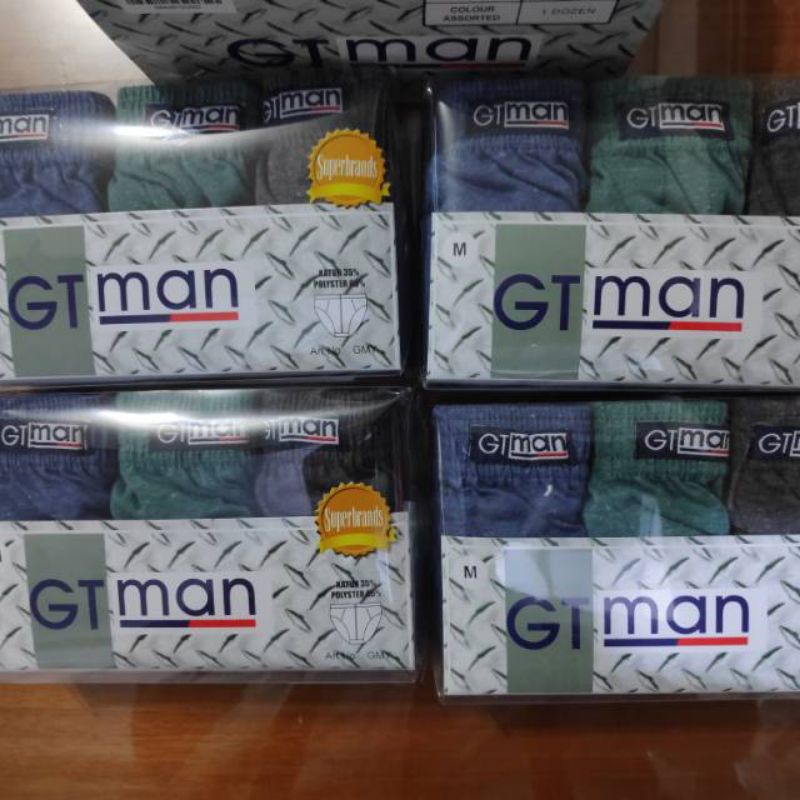 GTMAN CD Pria GMY Sekotak Isi 3Pcs