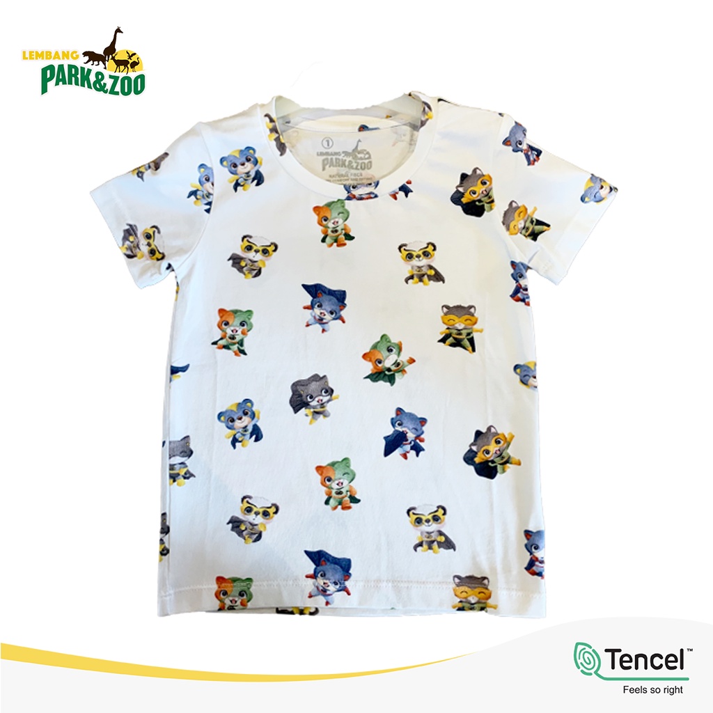 Lembang Park &amp; Zoo - T Shirt Fullprint Kids k motif Superhero ( Anak 1-3 Tahun ) Unisex / Atasan anak / Kaos anak.